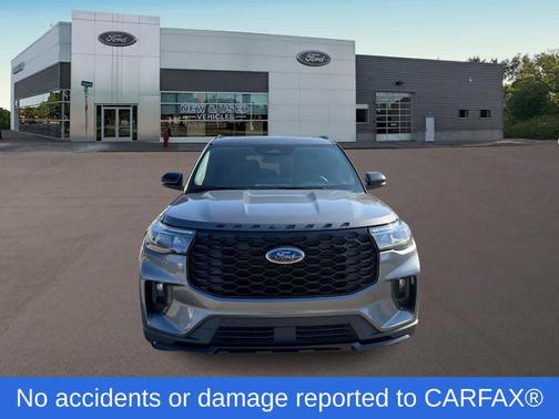 Gray Metallic 2025 Ford Explorer ST-Line