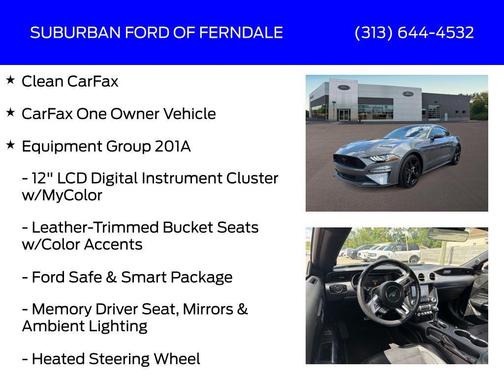 Carbonized Gray Metallic 2022 Ford Mustang EcoBoost Premium