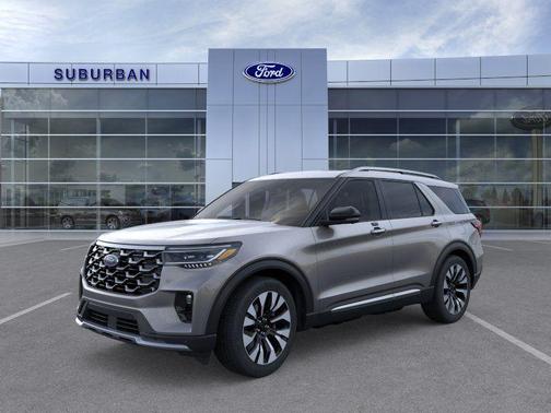 Carbonized Gray Metallic 2026 Ford Explorer Platinum