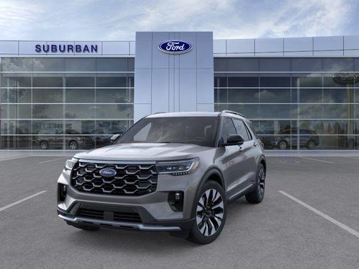 Carbonized Gray Metallic 2026 Ford Explorer Platinum