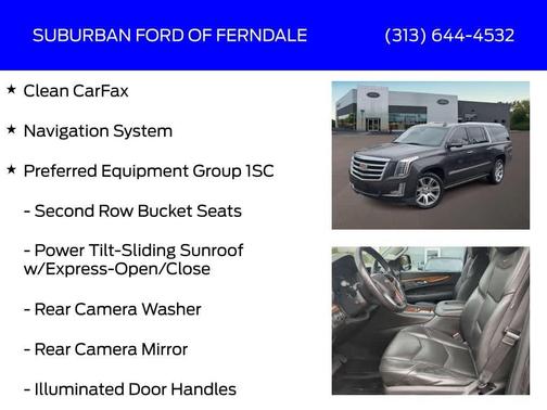 2017 Cadillac Escalade ESV Premium Luxury