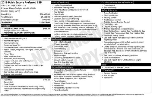 2019 Buick Encore Preferred