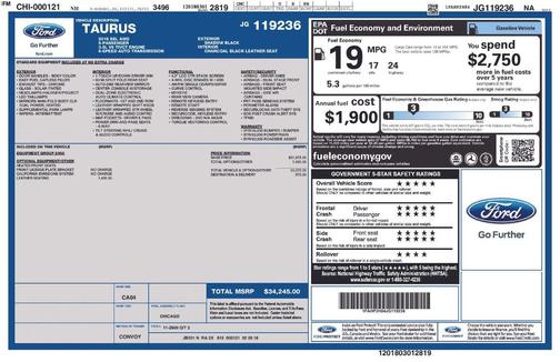 2018 Ford Taurus SEL