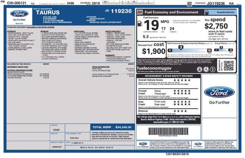 2018 Ford Taurus SEL