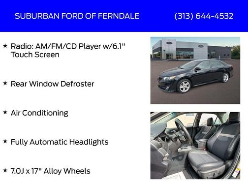 Attitude Black Metallic 2014 Toyota Camry SE