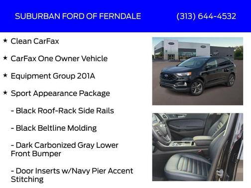 Black Metallic 2023 Ford Edge SEL