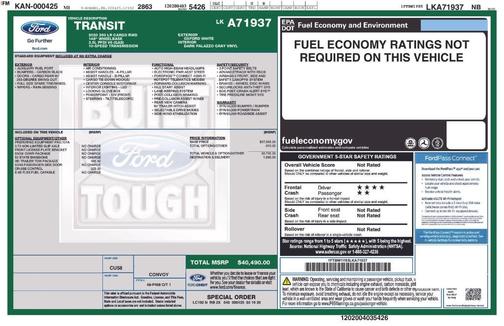 Oxford White 2020 Ford Transit-350 Base