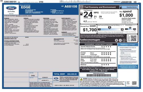 Magnetic 2020 Ford Edge SE