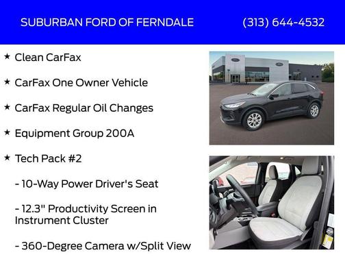 Black Metallic 2023 Ford Escape Active