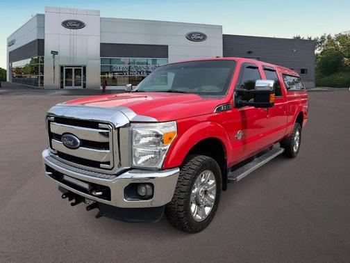 Vermillion Red 2015 Ford F-250 Lariat