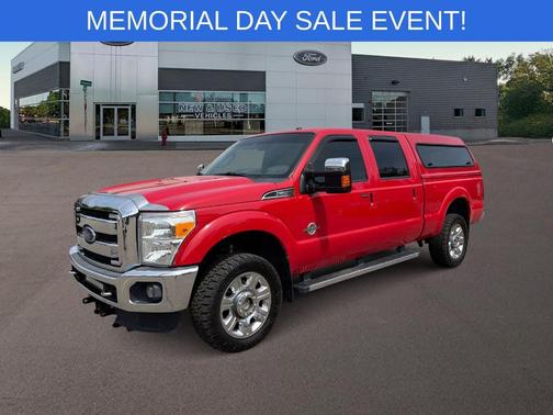 Vermillion Red 2015 Ford F-250 Lariat