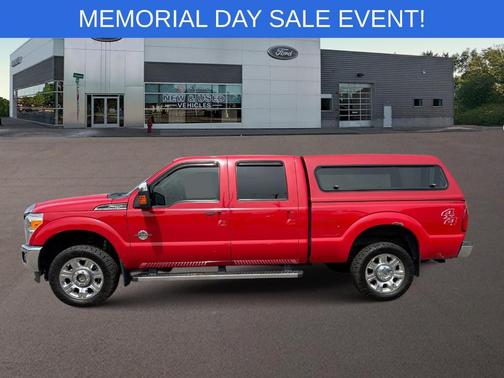Vermillion Red 2015 Ford F-250 Lariat