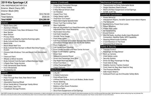 2019 Kia Sportage LX