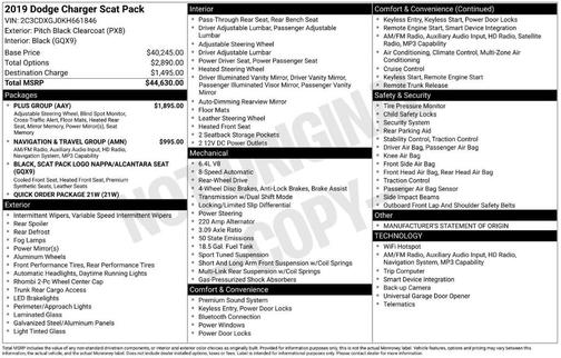 2019 Dodge Charger Scat Pack