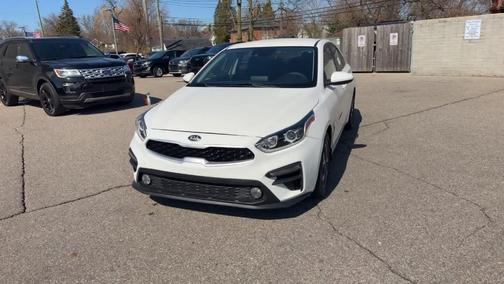 Clear White 2019 Kia Forte LXS