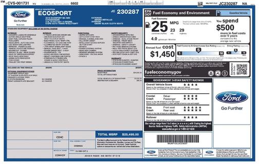 2018 Ford EcoSport SE
