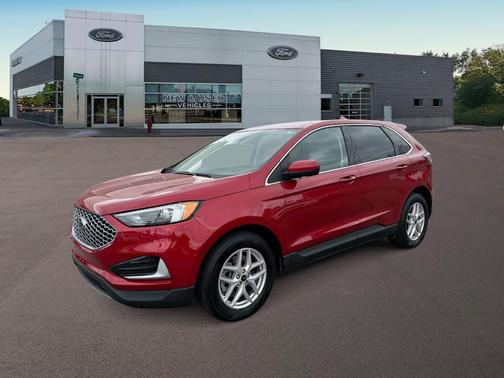 Rapid Red Metallic Tinted Clearcoat 2024 Ford Edge SEL