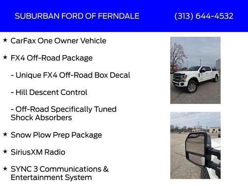 Star White 2020 Ford F-350 Platinum