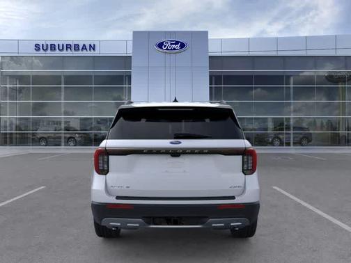 Space White Metallic 2026 Ford Explorer Active