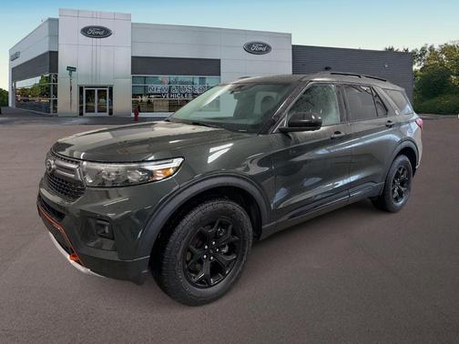 Forged Green Metallic 2022 Ford Explorer Timberline