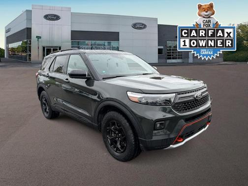 Forged Green Metallic 2022 Ford Explorer Timberline