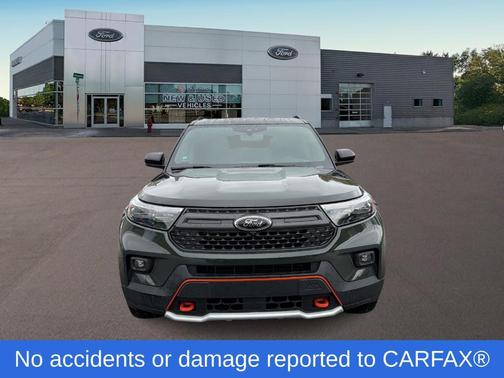Forged Green Metallic 2022 Ford Explorer Timberline