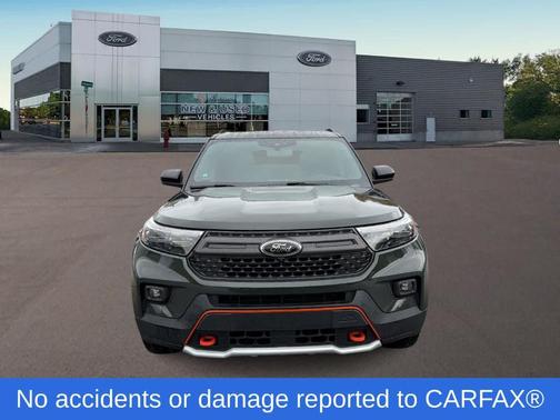Forged Green Metallic 2022 Ford Explorer Timberline