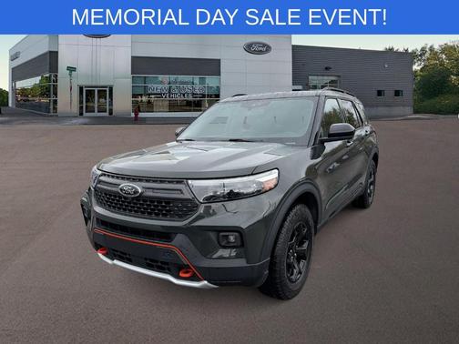Forged Green Metallic 2022 Ford Explorer Timberline