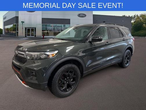 Forged Green Metallic 2022 Ford Explorer Timberline