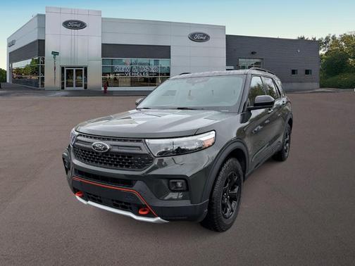 Forged Green Metallic 2022 Ford Explorer Timberline