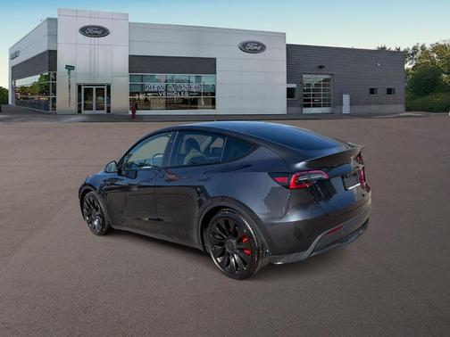 Gray 2024 Tesla Model Y Performance