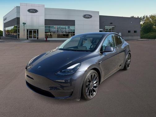 Gray 2024 Tesla Model Y Performance