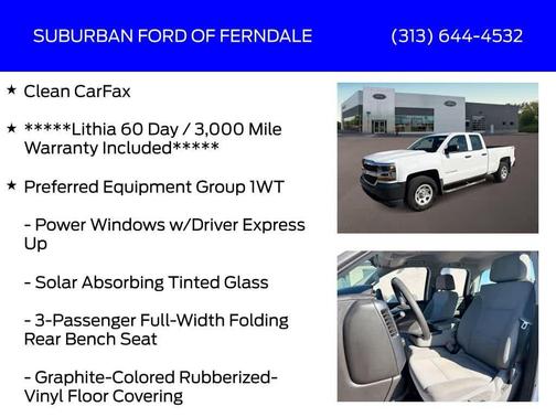 Summit White 2018 Chevrolet Silverado 1500 WT