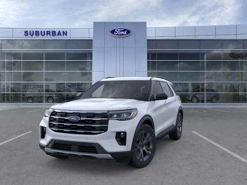 Space White Metallic 2026 Ford Explorer Active