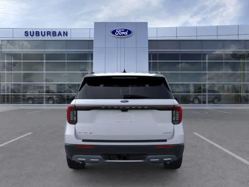 Space White Metallic 2026 Ford Explorer Active