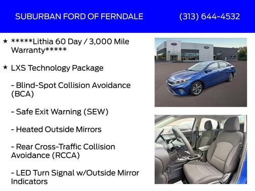 Deep Sea Blue 2023 Kia Forte LXS