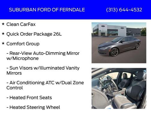 Granite Crystal Clearcoat Metallic 2016 Chrysler 200 S