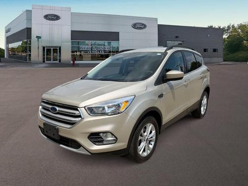 White Gold Metallic 2018 Ford Escape SE