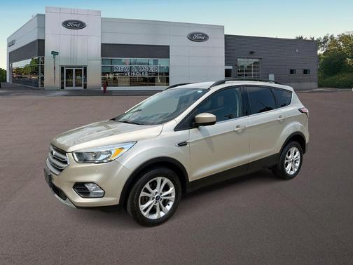 White Gold Metallic 2018 Ford Escape SE