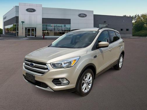 White Gold Metallic 2018 Ford Escape SE
