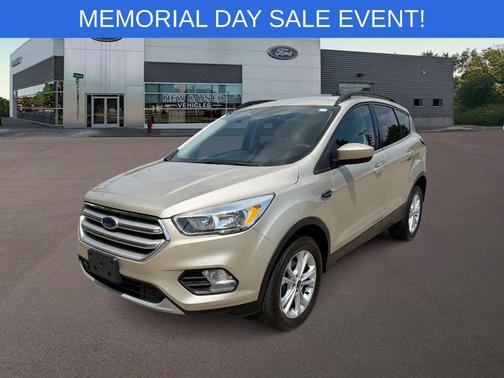 White Gold Metallic 2018 Ford Escape SE