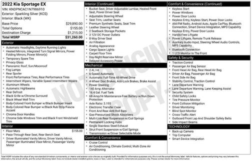 2022 Kia Sportage EX