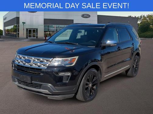 Agate Black Metallic 2019 Ford Explorer XLT
