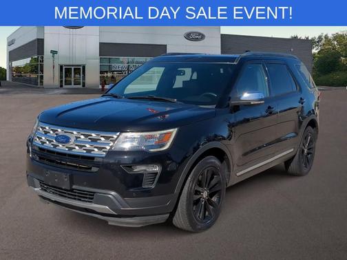 Agate Black Metallic 2019 Ford Explorer XLT