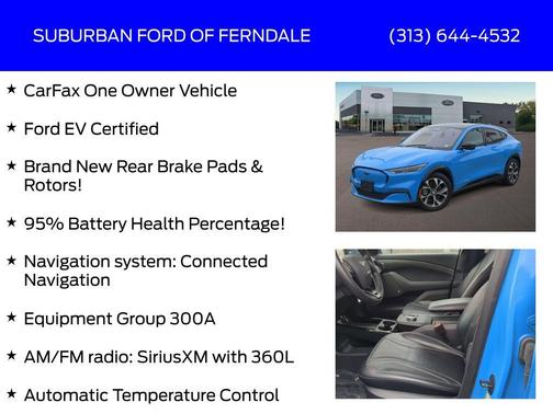 Grabber Blue 2022 Ford Mustang Mach-E Premium