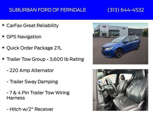 Ocean Blue Metallic 2020 Chrysler Pacifica Launch Edition