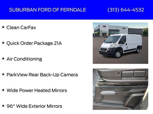 2021 RAM ProMaster 1500 Low Roof