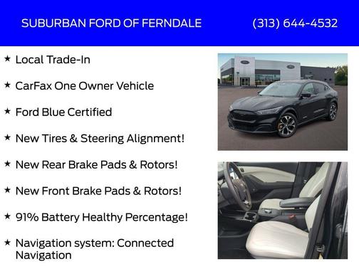 Shadow Black 2021 Ford Mustang Mach-E Premium