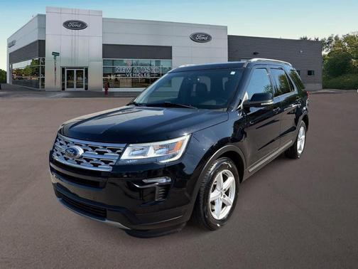 Shadow Black 2018 Ford Explorer XLT