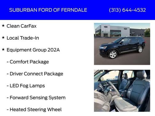 Shadow Black 2018 Ford Explorer XLT
